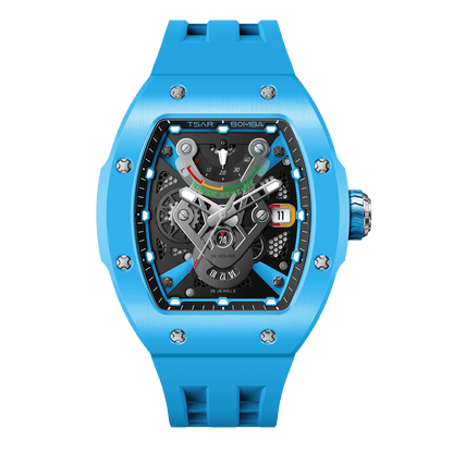 Official TSAR BOMBA TB8226C Full Ceramic Automatic Skeleton Watch – Sapphire Crystal