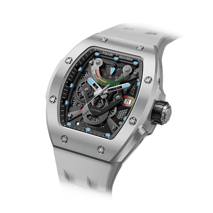 Official TSAR BOMBA TB8226C Full Ceramic Automatic Skeleton Watch – Sapphire Crystal