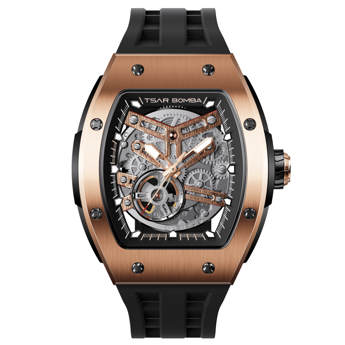 Official TSAR BOMBA Elemental Automatic Mechanical 10ATM Watch – TB8228A