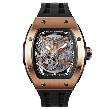 Official TSAR BOMBA Elemental Automatic Mechanical 10ATM Watch – TB8228A