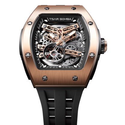 Official TSAR BOMBA Elemental Automatic Mechanical 10ATM Watch – TB8228A