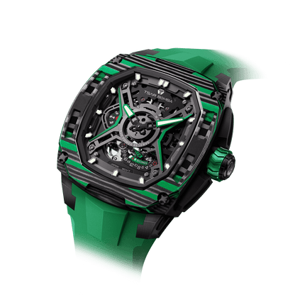 Official TSAR BOMBA Dark Matter 5 Swiss Automatic Watch (TB8605)