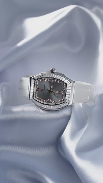 Official TSAR BOMBA TB8231 Nucleus Femme 04 Ladies Swiss Quartz Watch – Sapphire Crystal
