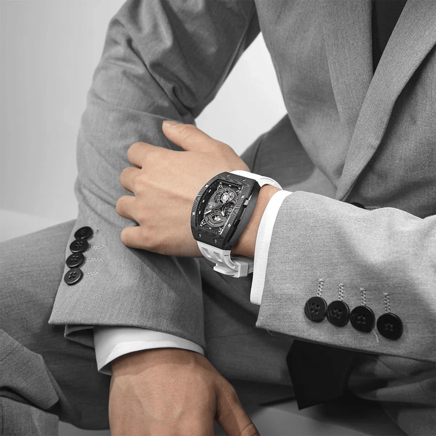 Official TSAR Bomba Carbon Fibre Automatic Kinetic Energy Watch – TB8210CF