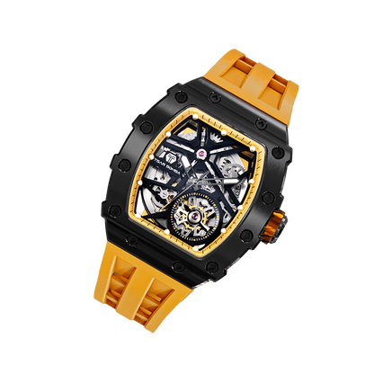 Official TSAR BOMBA Luxury Skeleton Mechanical Watch — TB8209A