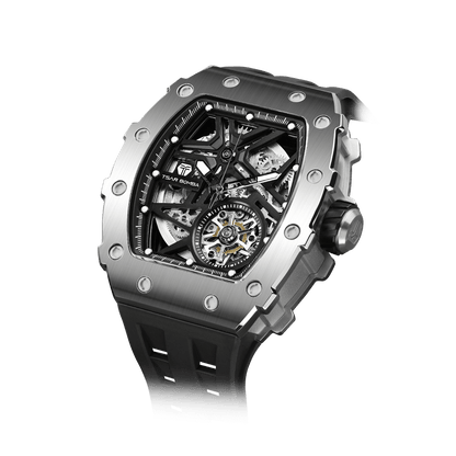 Official TSAR BOMBA Luxury Skeleton Mechanical Watch — TB8209A