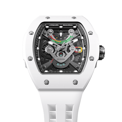Official TSAR BOMBA TB8226C Full Ceramic Automatic Skeleton Watch – Sapphire Crystal