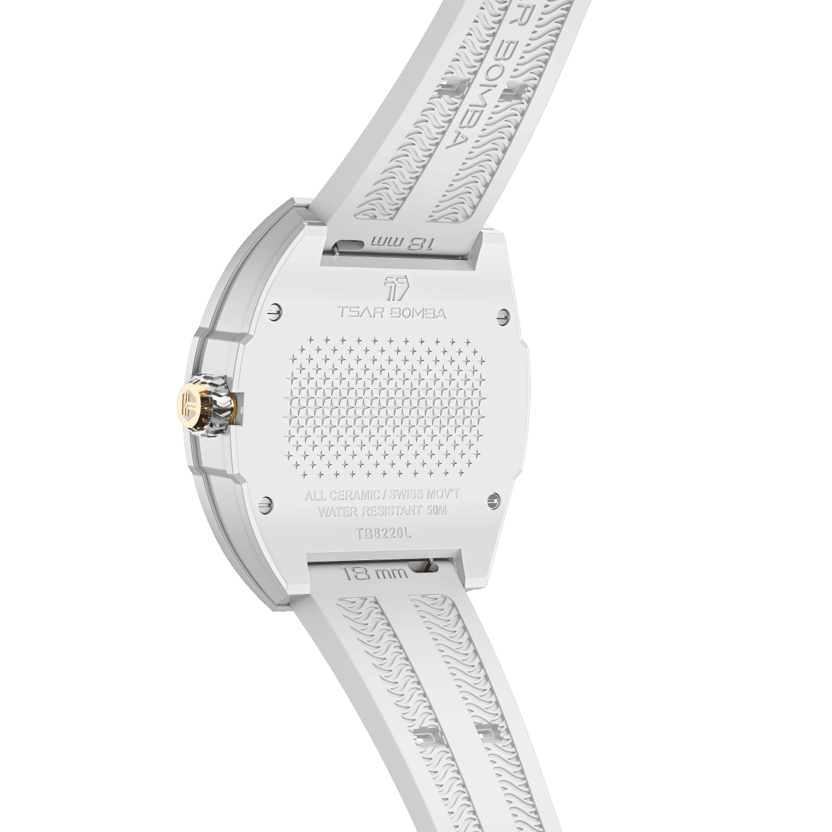 Official TSAR BOMBA Nucleus Femme Ladies Ceramic Watch – Swiss Movement TB8220L