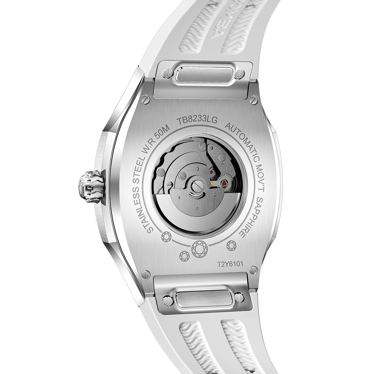 Official TSAR BOMBA Lumina TB8233 Diamond-Set Automatic Women's Watch