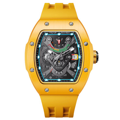 Official TSAR BOMBA TB8226C Full Ceramic Automatic Skeleton Watch – Sapphire Crystal