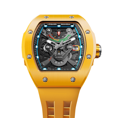 Official TSAR BOMBA TB8226C Full Ceramic Automatic Skeleton Watch – Sapphire Crystal