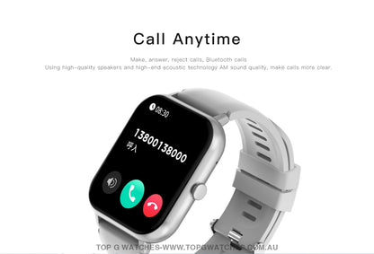 2023 Beautiful Fashion Sports Ivanony Smart 1.83 Led Display Bluetooth Answer Call Voice Assistant