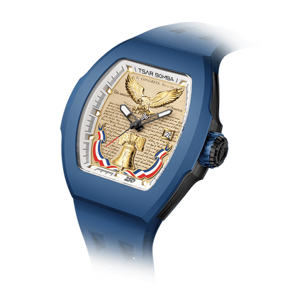 Official TSAR BOMBA TB8218R Minuteman 1776 Limited Edition | 250th Anniversary Automatic Watch