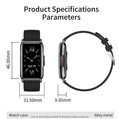 Elegant Light Smart Digital Full Touch Fitness Health Tracker Waterproof Smartwatch - Top G Watches