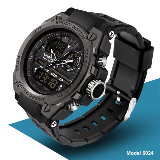 G-Sports Military Concept Sanda 5ATM Waterproof Sport Military Dual Digital Quartz Watch - Top G Watches
