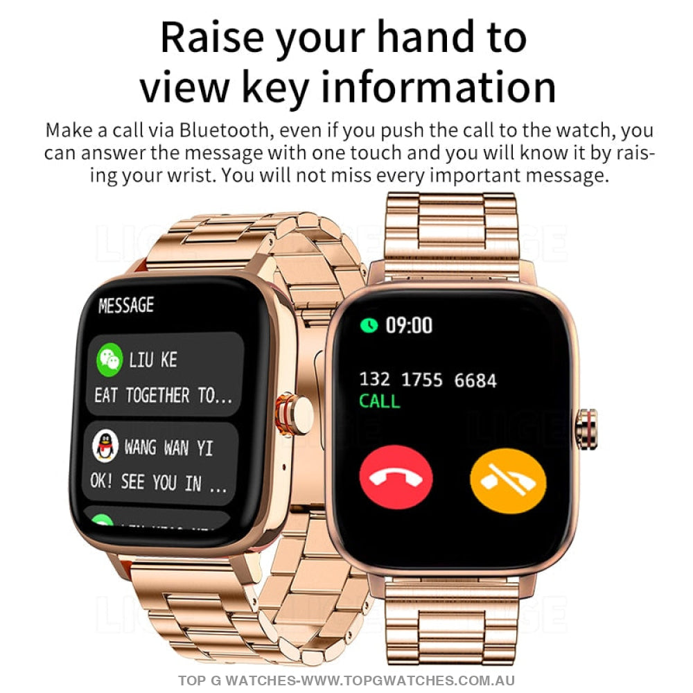 2022 Smart Bluetooth Call Smart Sport Fitness Men's & Women's Luxury Smart Watch - Top G Watches