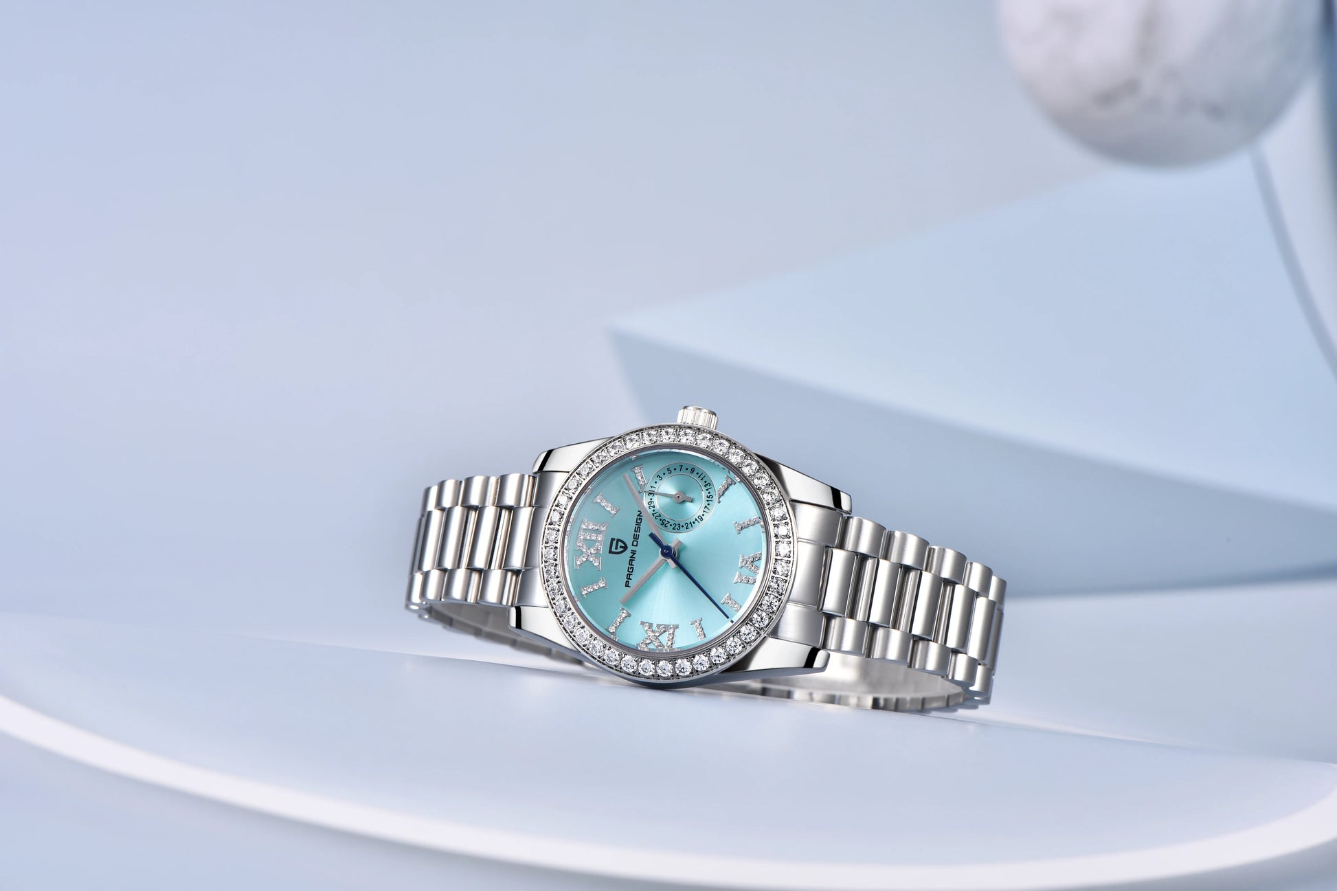 NEW Pagani Design Women's Elegant Jewel Fashion Sapphire Quartz 32mm Watch - Top G Watches