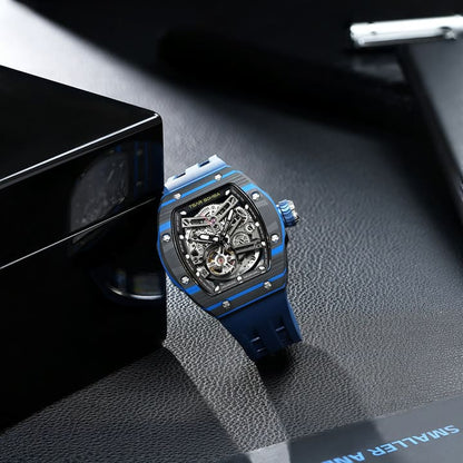 Official Tsar Bomba Atomic-Interchangeable Automatic Carbon Fibre Watch Single Combo Edition - TB8218 - Top G Watches
