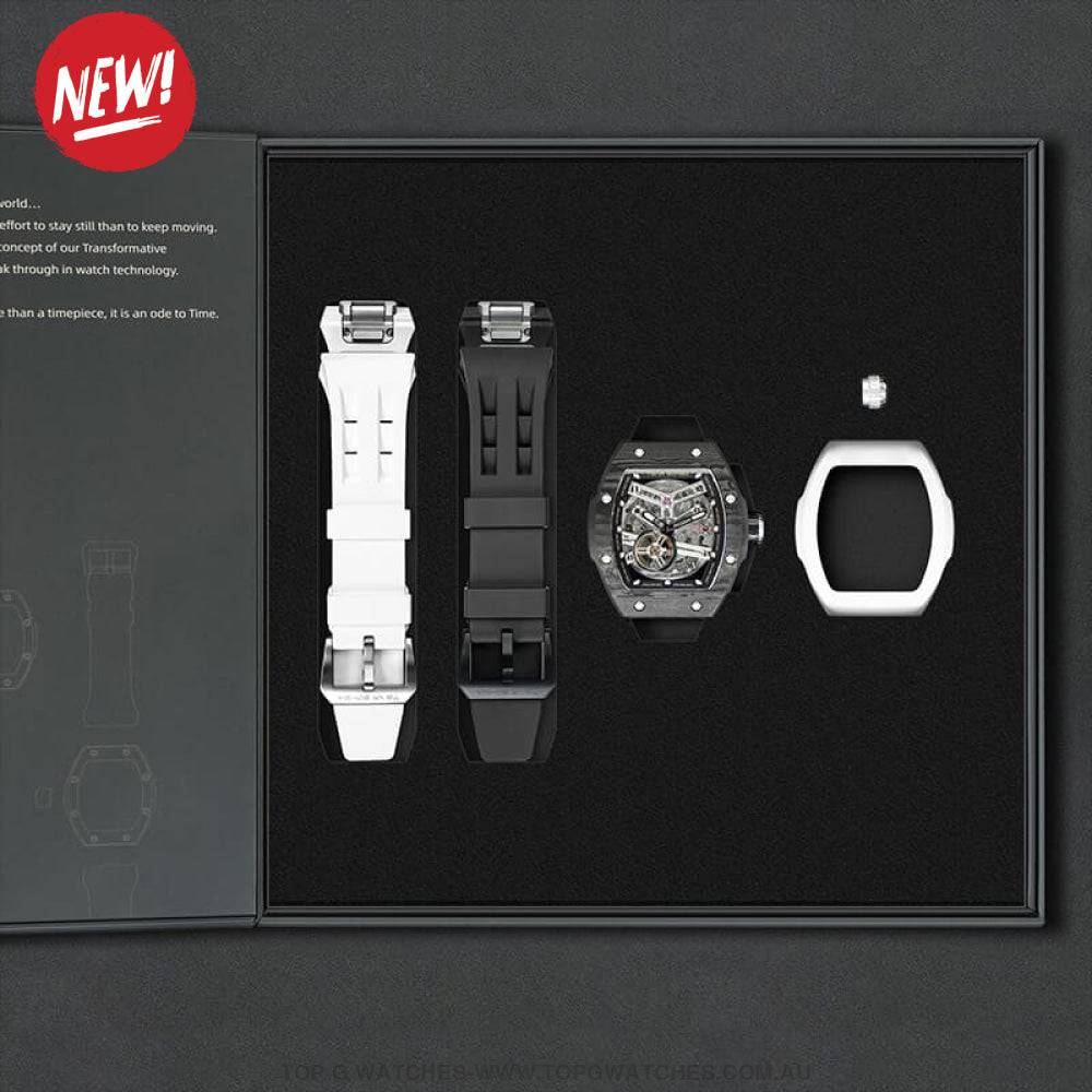 Official TSAR BOMBA Atomic-Interchangeable Automatic Mechanical Watch - TB8218 Two Combo - Top G Watches