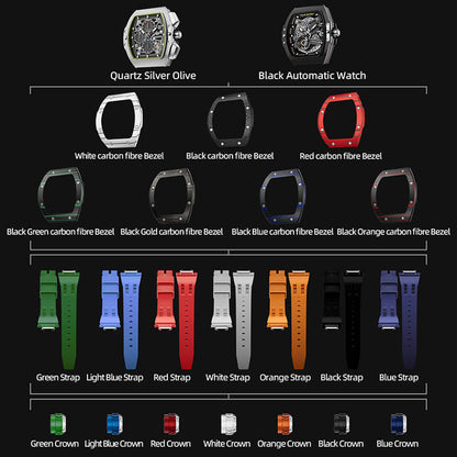 Official TSAR Bomba Atomic-Interchangeable Automatic Watch Combo - TB8218 - Top G Watches