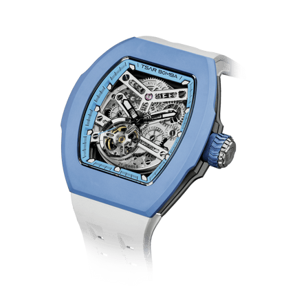 Official Tsar Bomba Atomic-Interchangeable Automatic Watch Fluororubber FKM Combo - TB8218 - Top G Watches