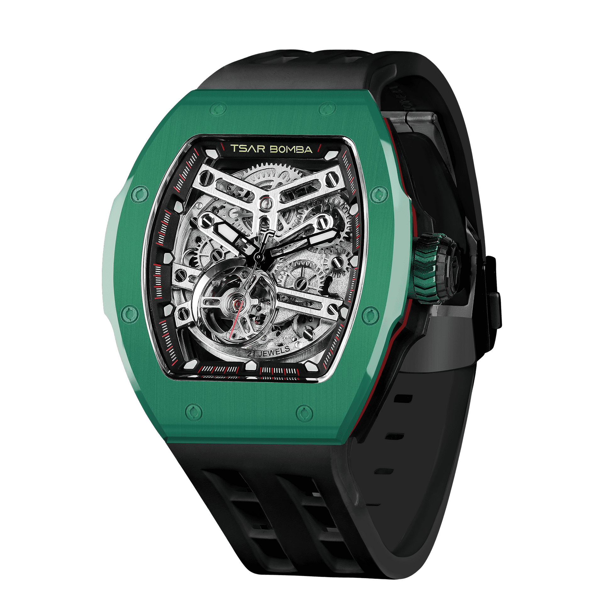 Official Tsar Bomba Atomic-Interchangeable Ceramic Edition - TB8218C - Top G Watches
