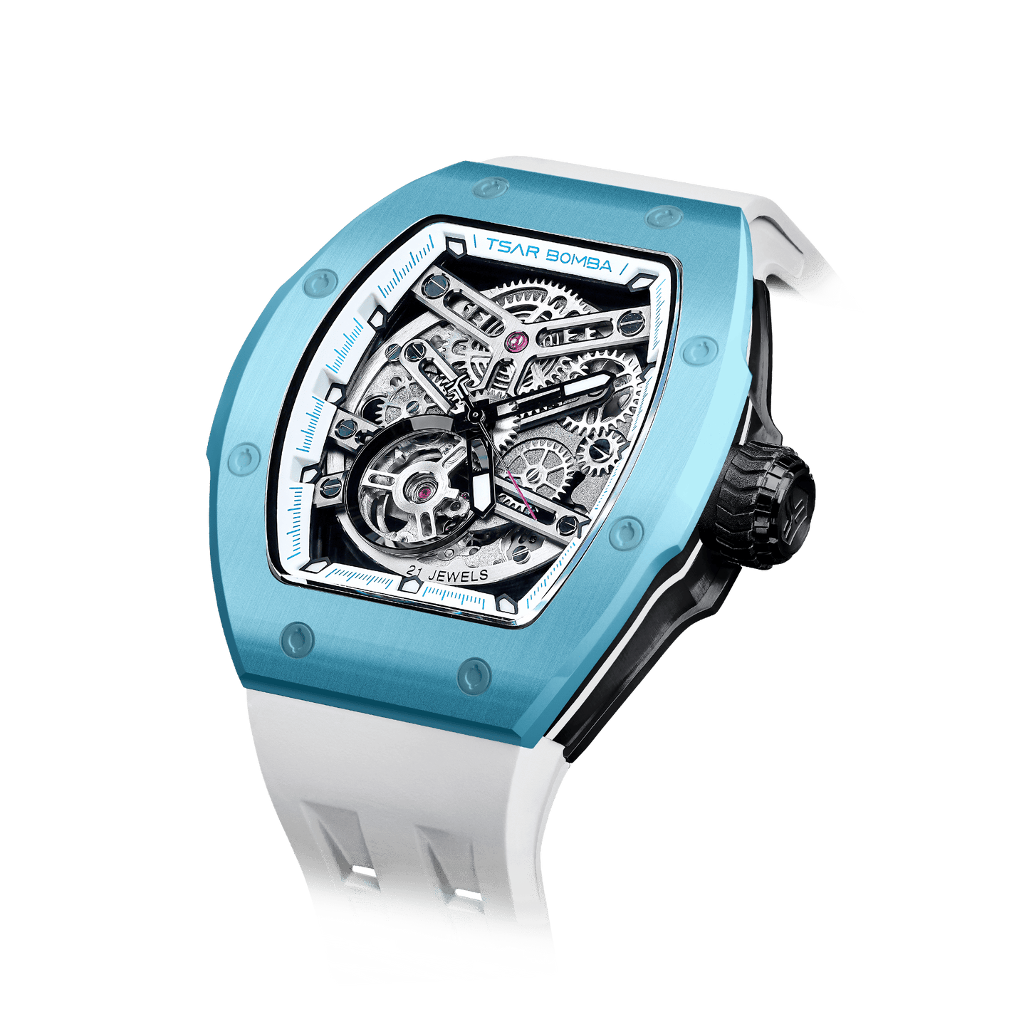 Official Tsar Bomba Atomic-Interchangeable Ceramic Edition - TB8218C - Top G Watches