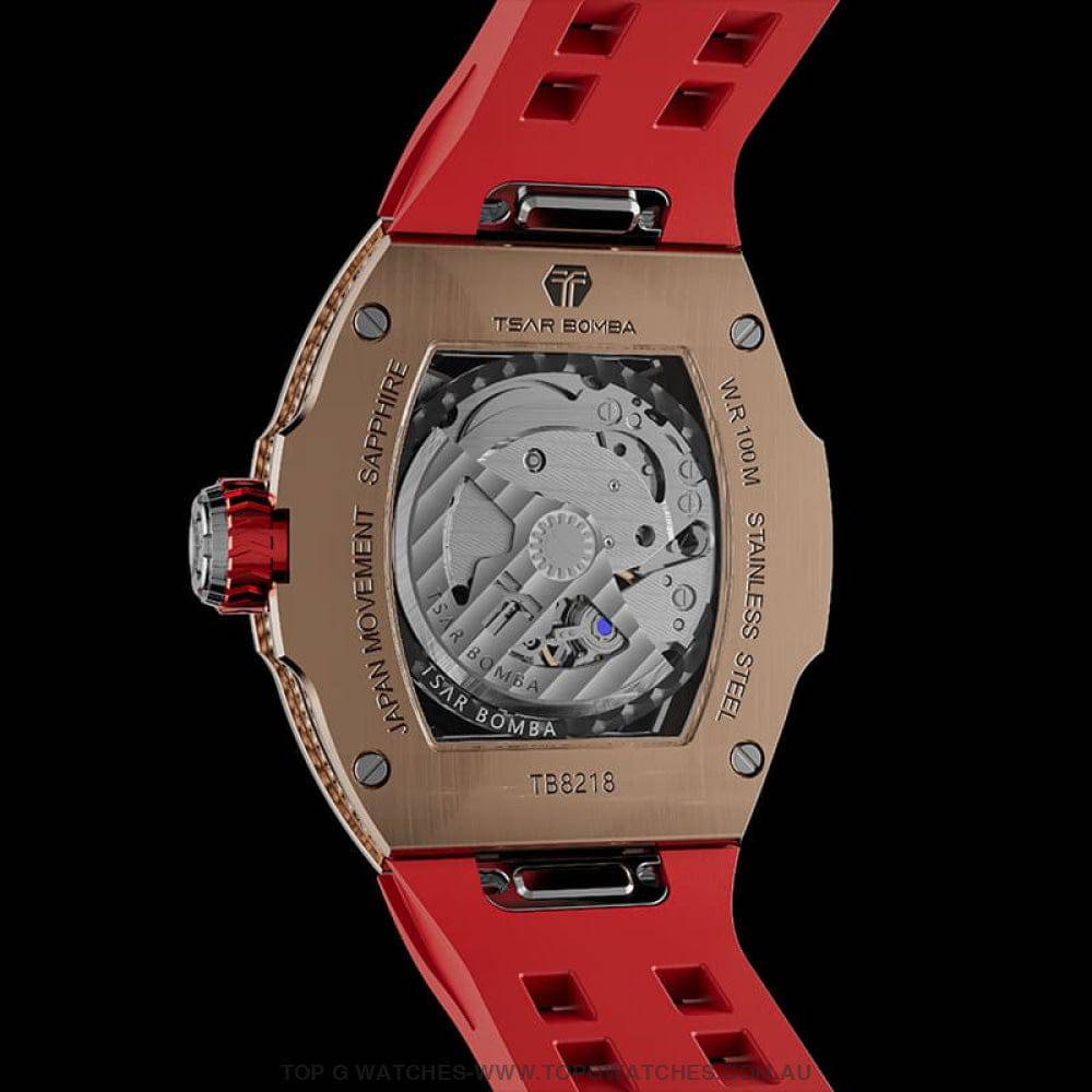 Official TSAR BOMBA Atomic-Interchangeable DIY Diamond Automatic Watch - TB8218D Multi-7 & Twin Combo - Top G Watches