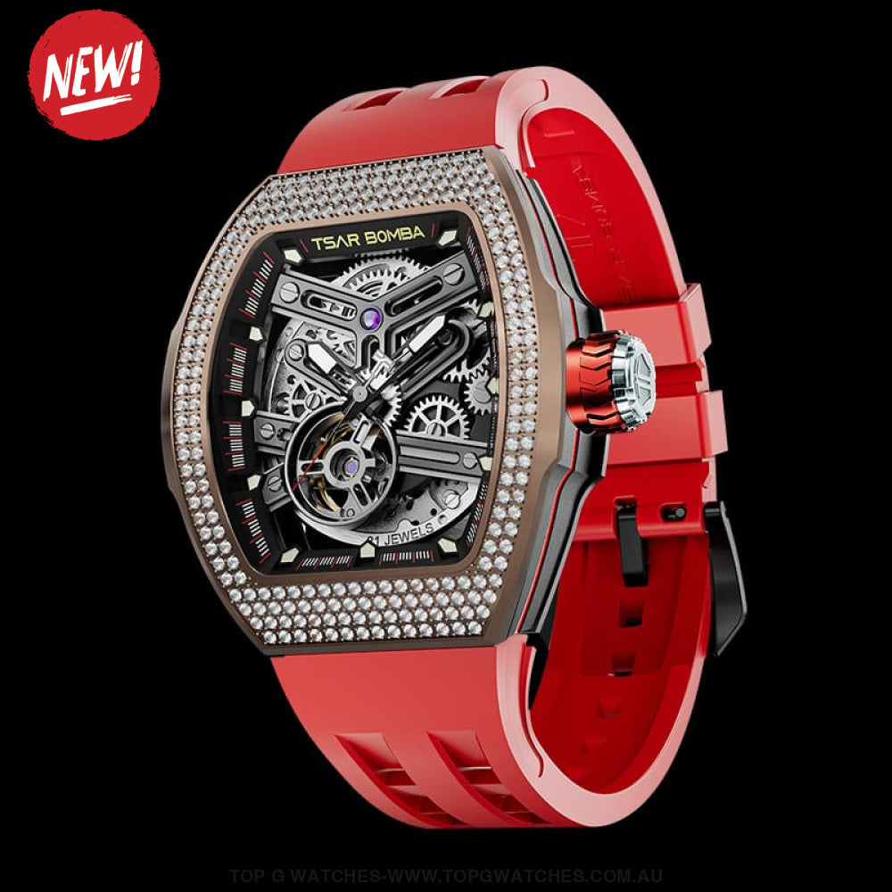 Official TSAR Bomba Interchangeable Luxury Mechanical Watch - TB8218 (Watch Only) - Top G Watches