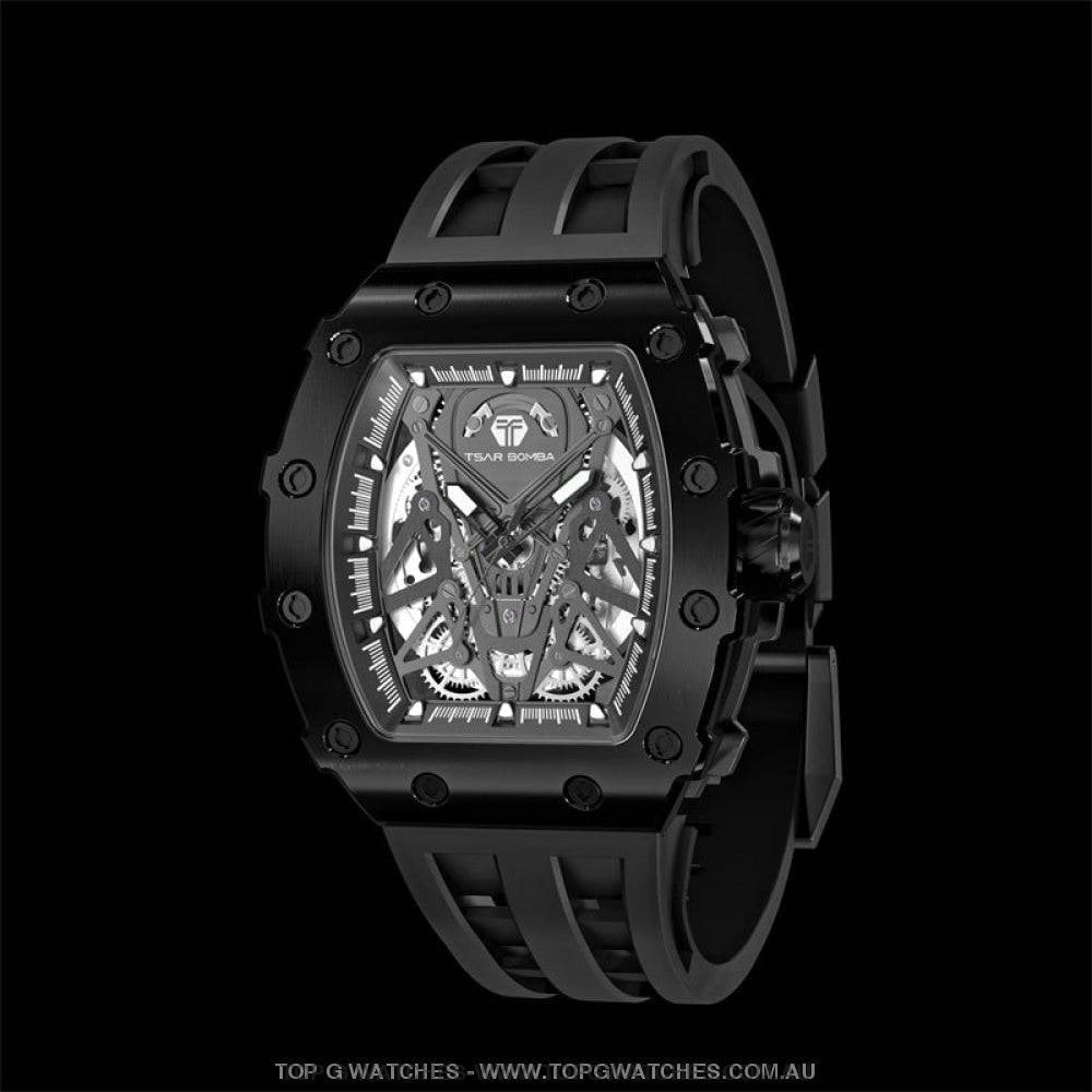 Official TSAR Bomba Automatic Butterfly Mechanical Luxury Watch TB8207A - Top G Watches