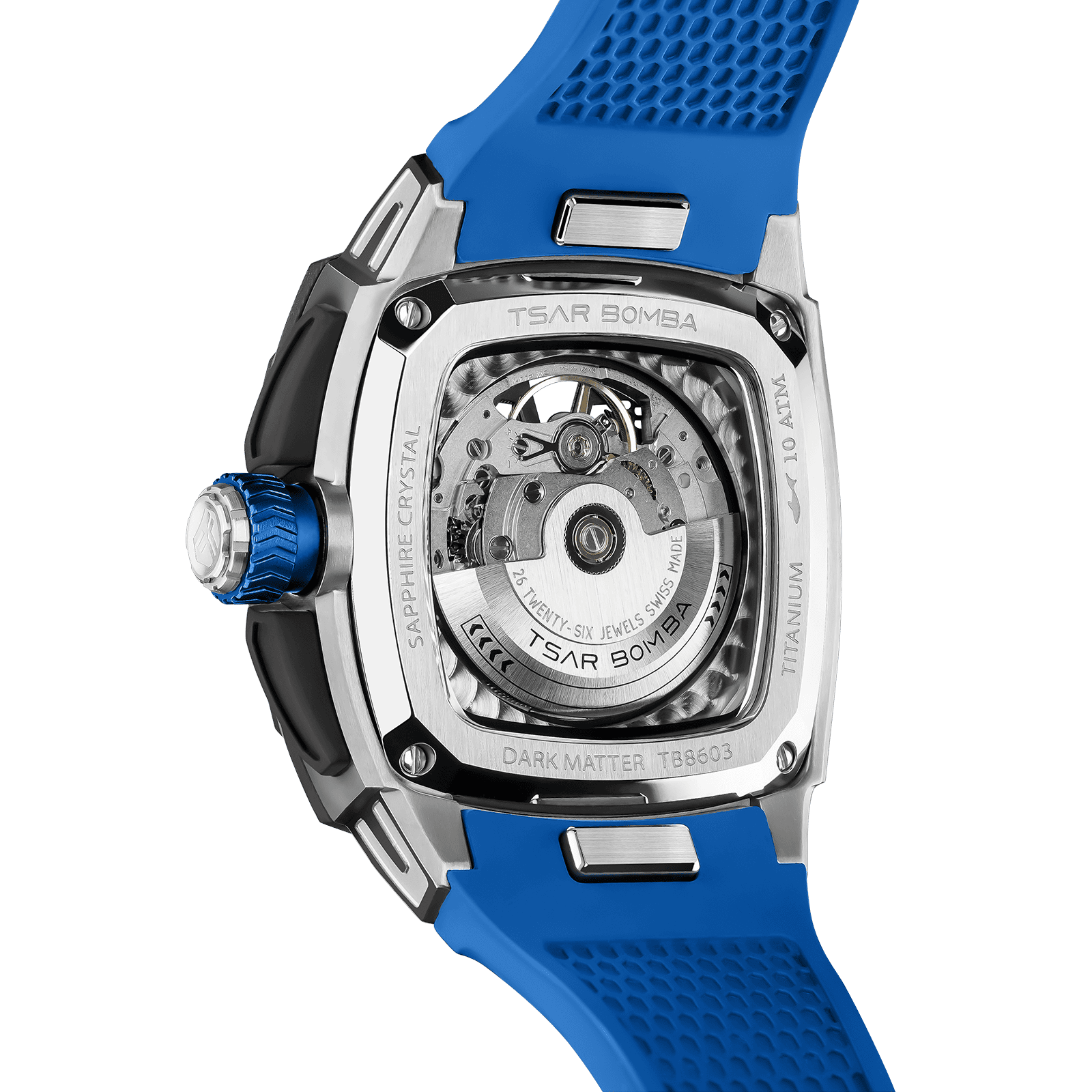 Official Tsar Bomba Dark Matter 3 Interchangeable Swiss Automatic Watch - TB8603 - Top G Watches