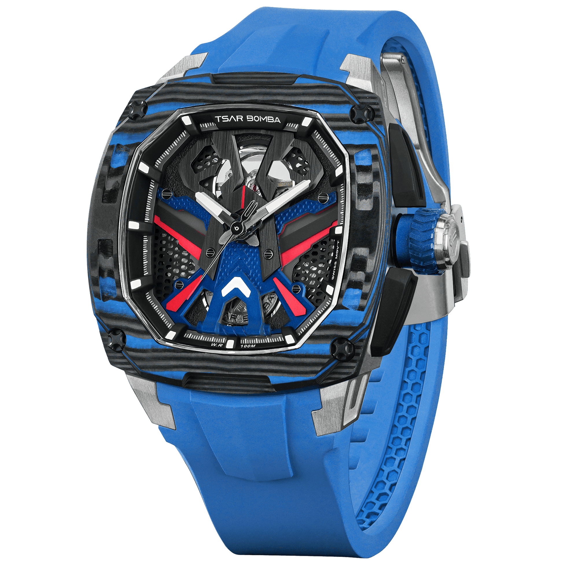 Official Tsar Bomba Dark Matter 3 Interchangeable Swiss Automatic Watch - TB8603 - Top G Watches