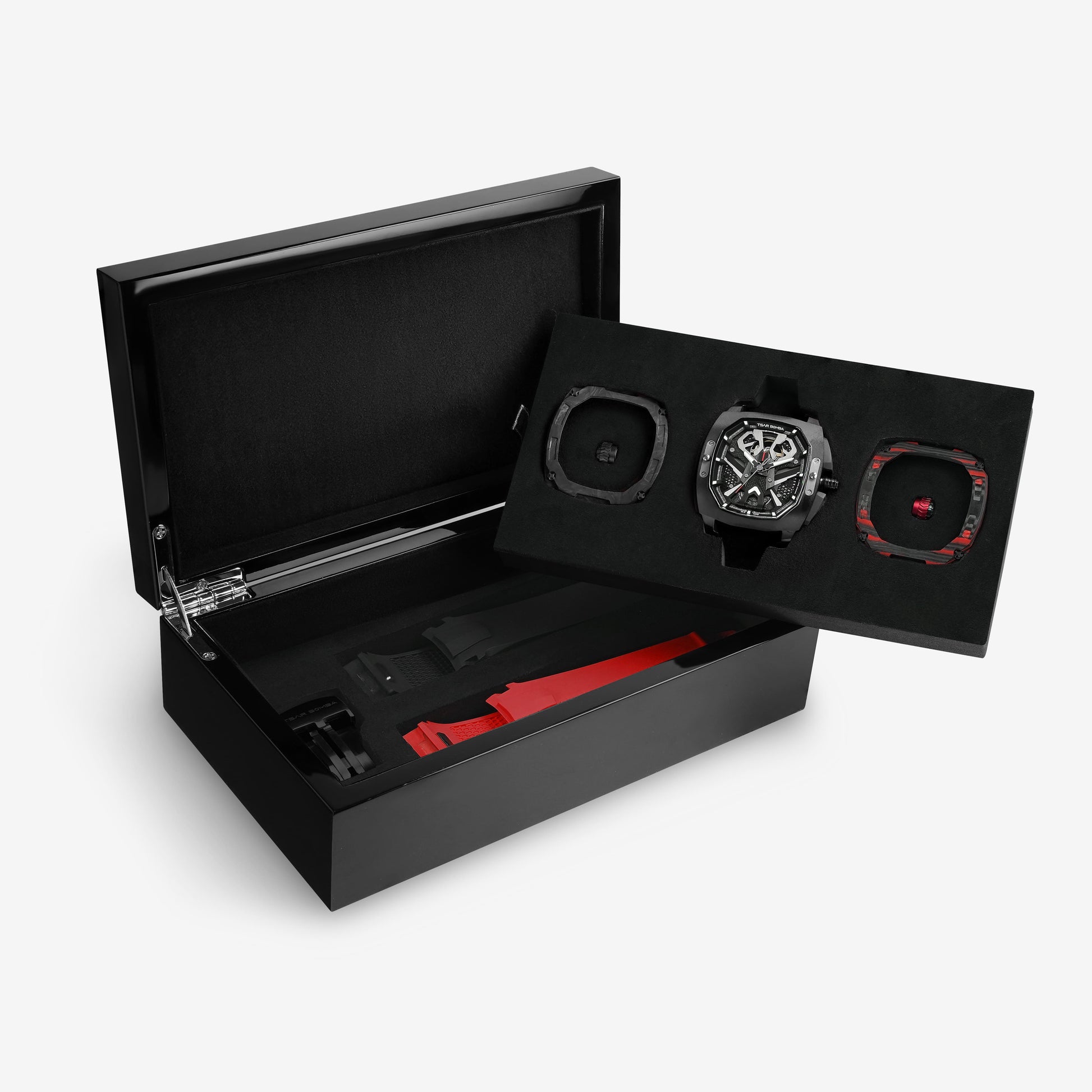 Official Tsar Bomba Dark Matter 3 Interchangeable Swiss Automatic Watch - TB8603 - Top G Watches