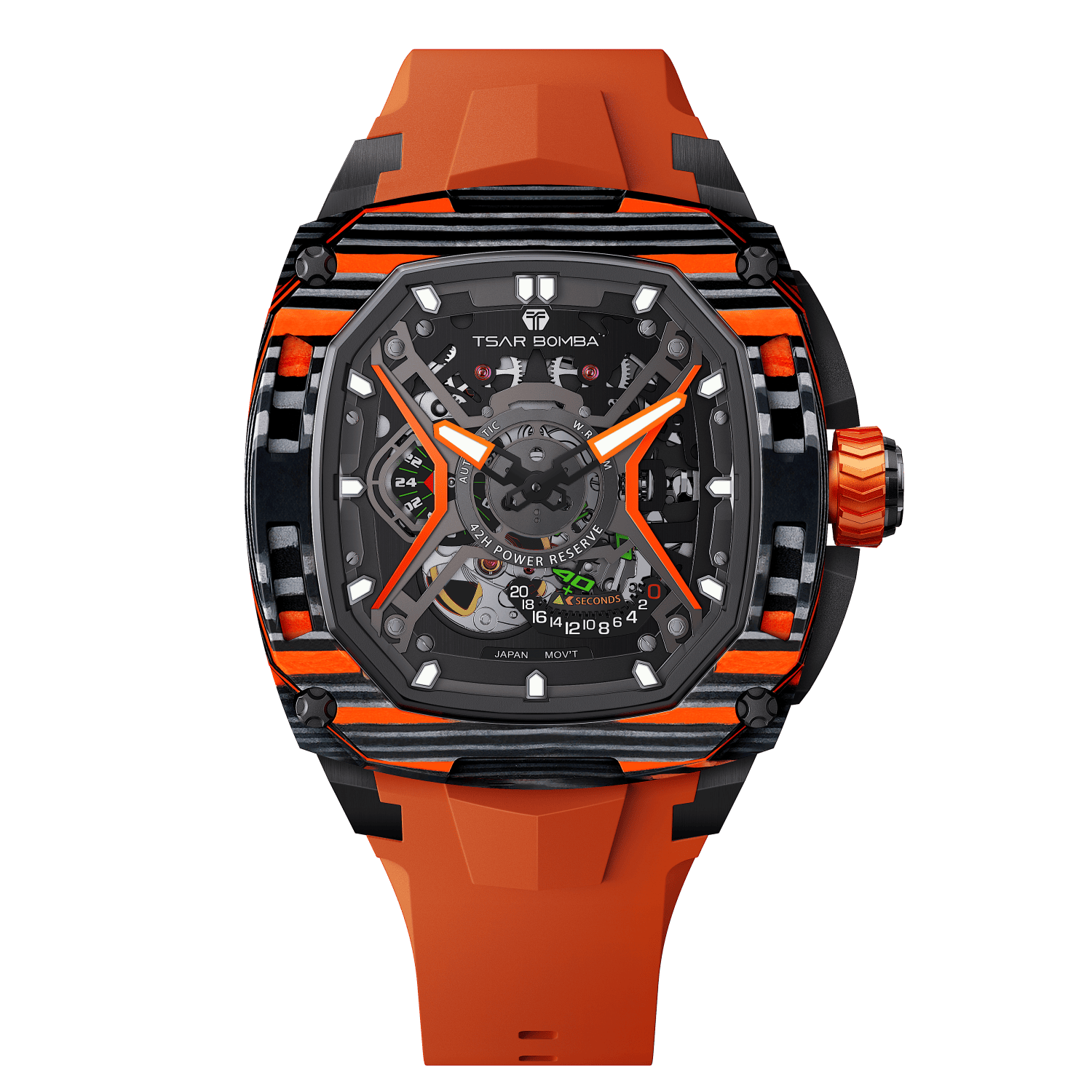 Official Tsar Bomba Dark Matter 5 Automatic Watch - TB8605 - Top G Watches