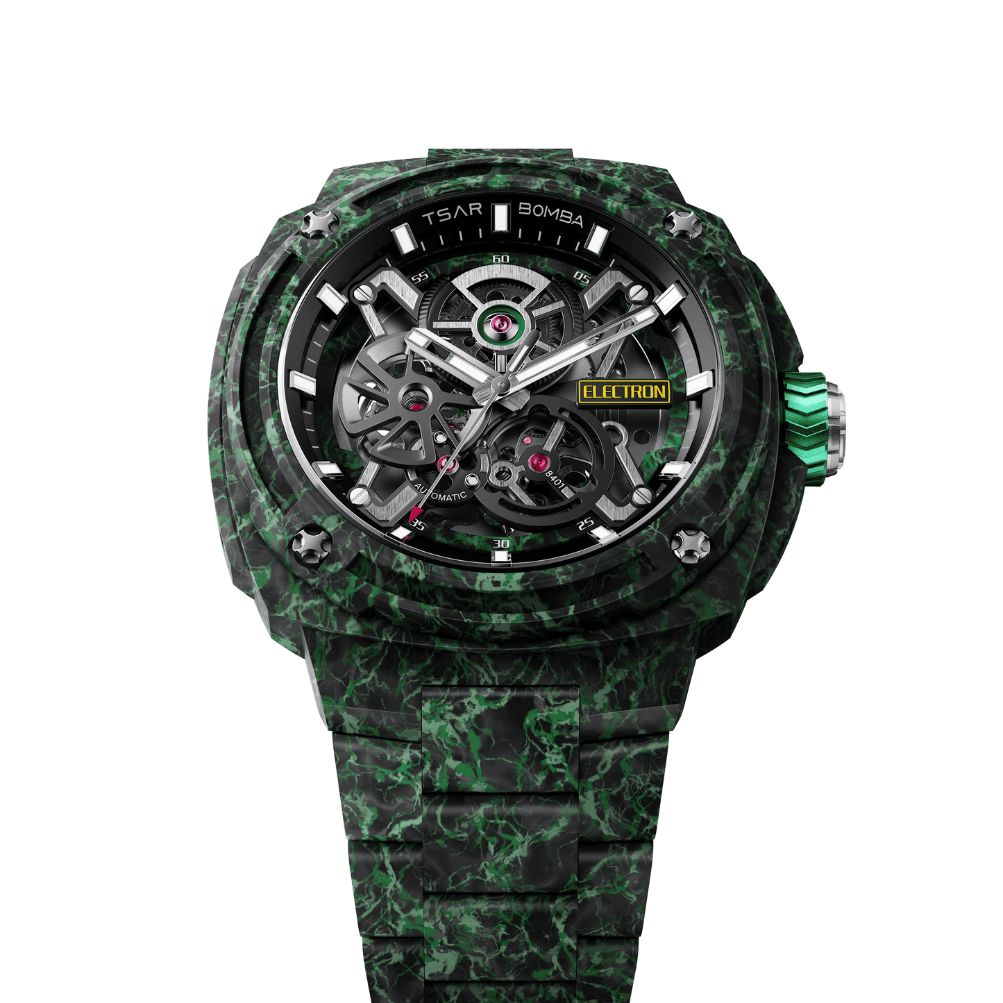 Official Tsar Bomba Electron-Full Carbon Fibre Edition TB8401CF - Top G Watches