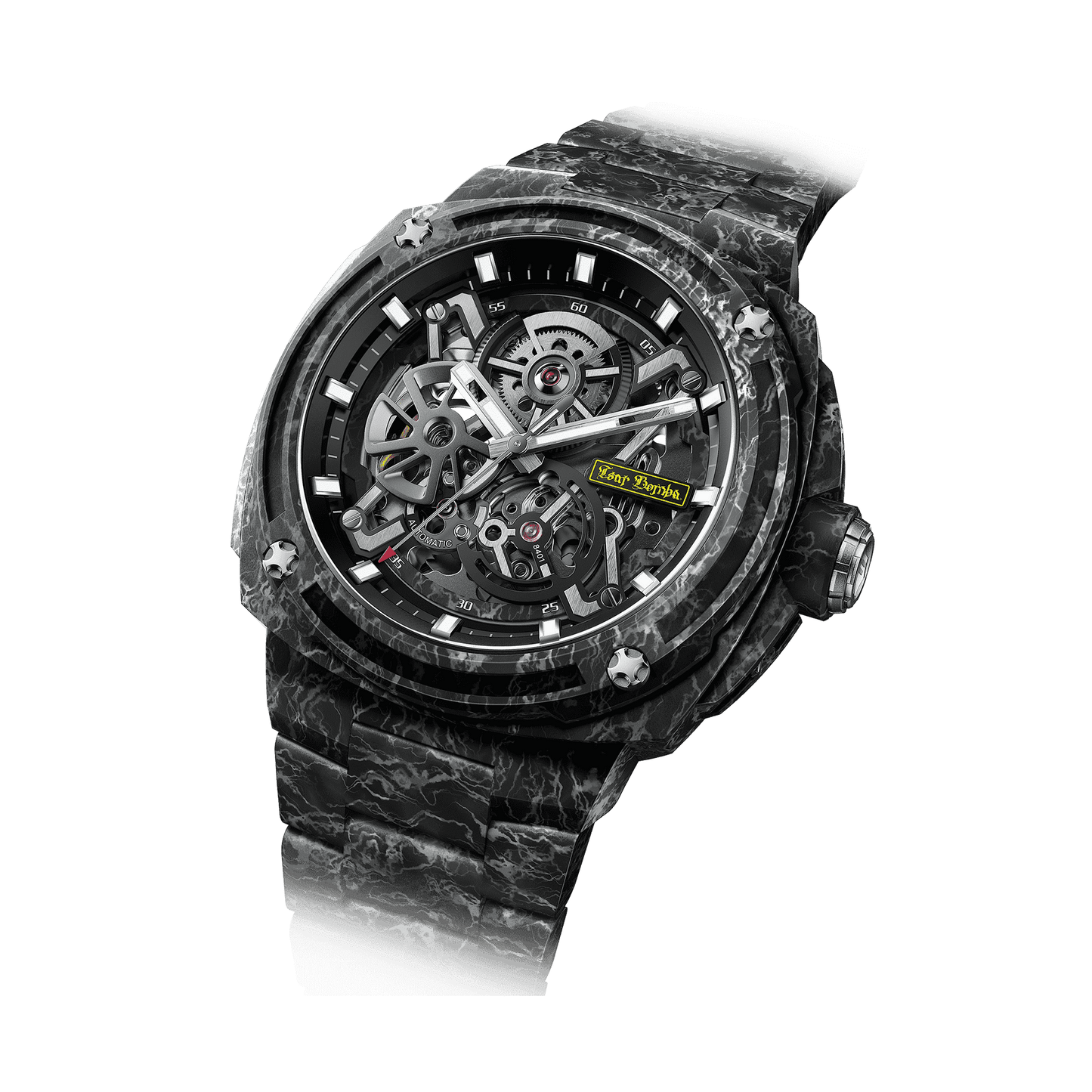 Official Tsar Bomba Electron-Full Carbon Fibre Edition TB8401CF - Top G Watches