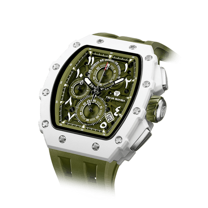 Official Tsar Bomba Elemental Series-Calendar Arabic Series - TB8204QA - Top G Watches