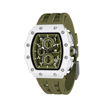 Official Tsar Bomba Elemental Series-Calendar Arabic Series - TB8204QA - Top G Watches