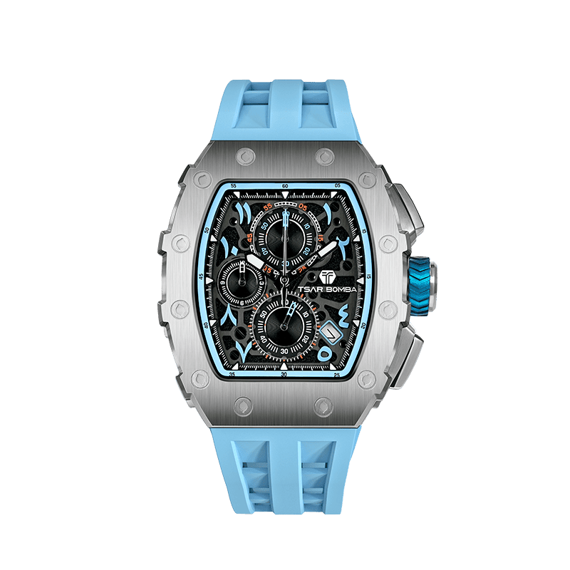 Official Tsar Bomba Elemental Series-Calendar Arabic Series - TB8204QA - Top G Watches
