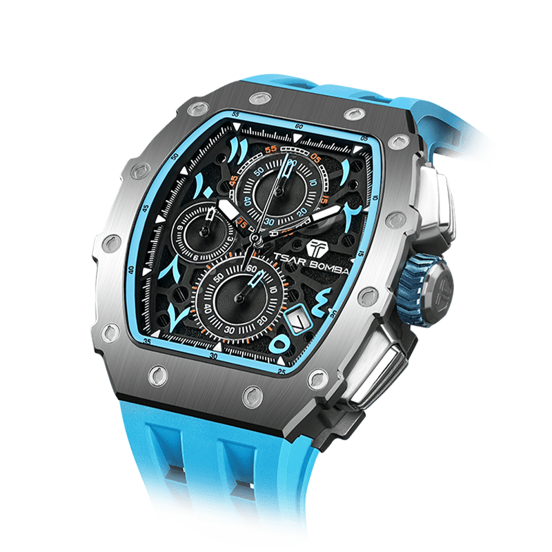Official Tsar Bomba Elemental Series-Calendar Arabic Series - TB8204QA - Top G Watches