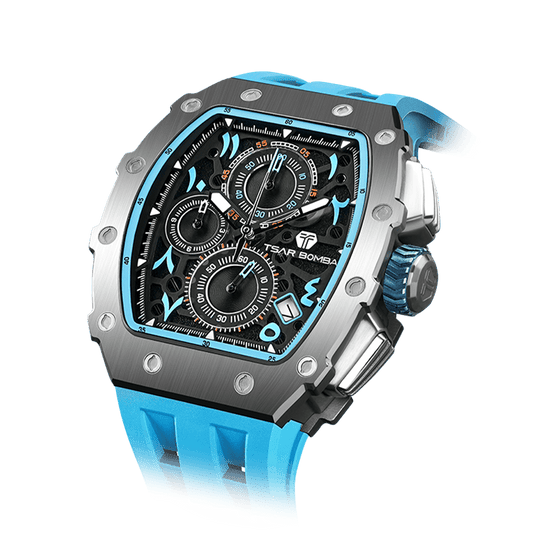 Official Tsar Bomba Elemental Series-Calendar Arabic Series - TB8204QA - Top G Watches