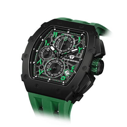 Official Tsar Bomba Elemental Series-Calendar Arabic Series - TB8204QA - Top G Watches