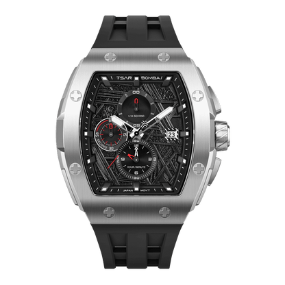 Official TSAR BOMBA Elemental Series Quartz Waterproof Mechanical Watch MK2 - TB8211Q-II - Top G Watches