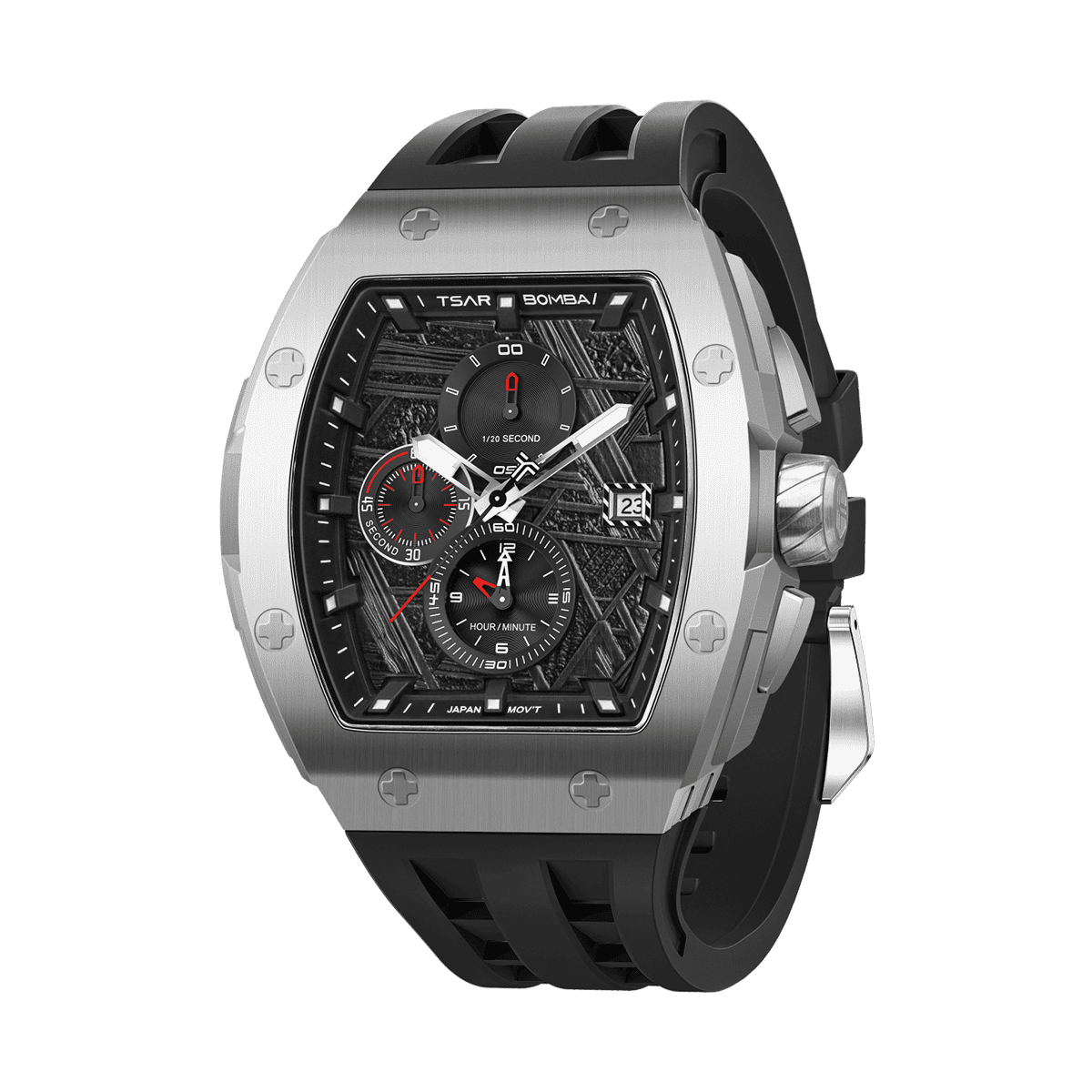 Official TSAR BOMBA Elemental Series Quartz Waterproof Mechanical Watch MK2 - TB8211Q-II - Top G Watches