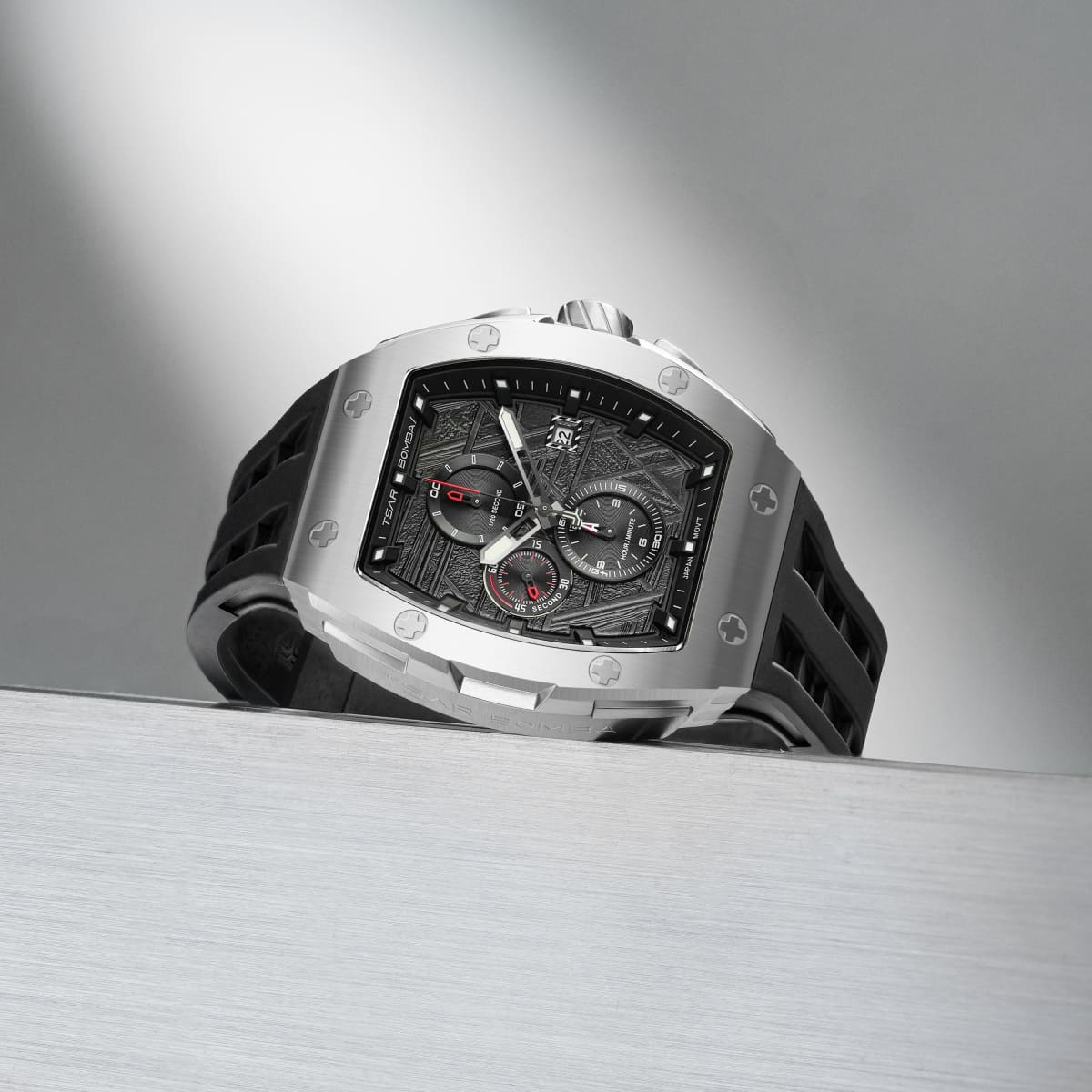 Official TSAR BOMBA Elemental Series Quartz Waterproof Mechanical Watch MK2 - TB8211Q-II - Top G Watches