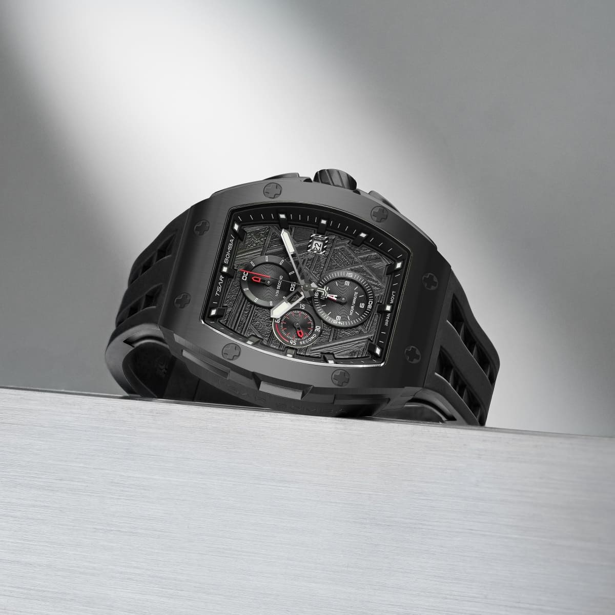 Official TSAR BOMBA Elemental Series Quartz Waterproof Mechanical Watch MK2 - TB8211Q-II - Top G Watches