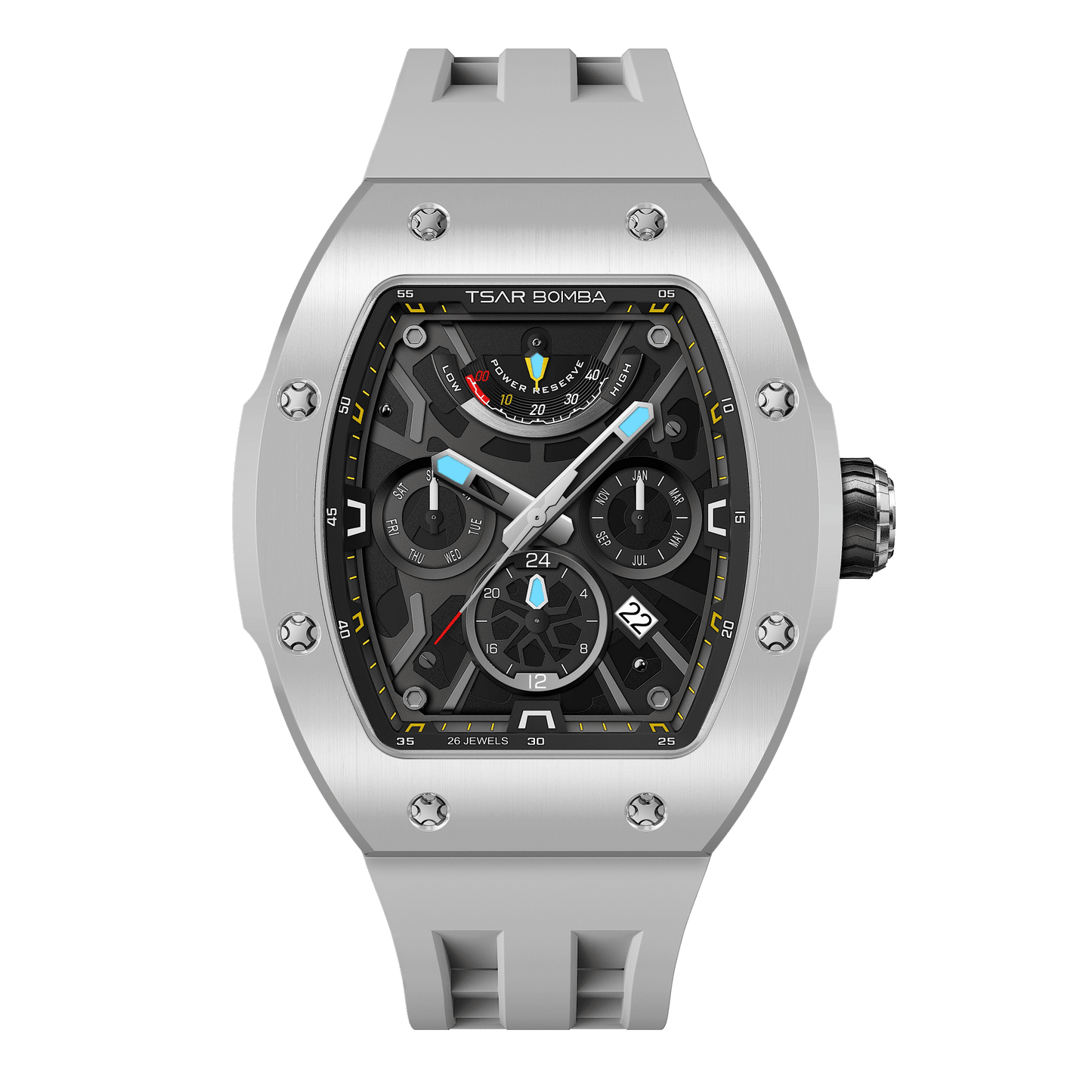 Official Tsar Bomba NEW Atomic-Full Ceramic Edition TB8222C - Top G Watches