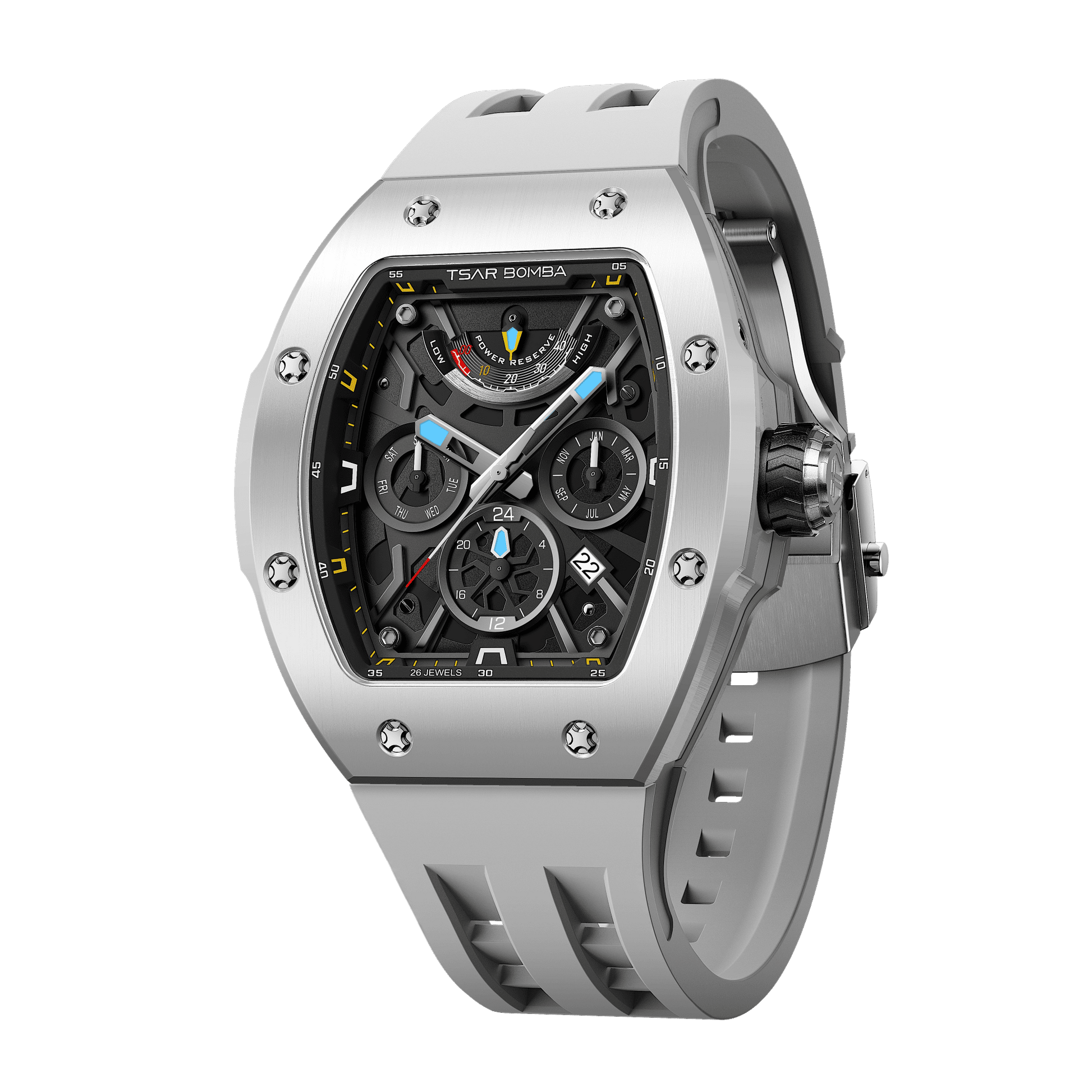 Official Tsar Bomba NEW Atomic-Full Ceramic Edition TB8222C - Top G Watches