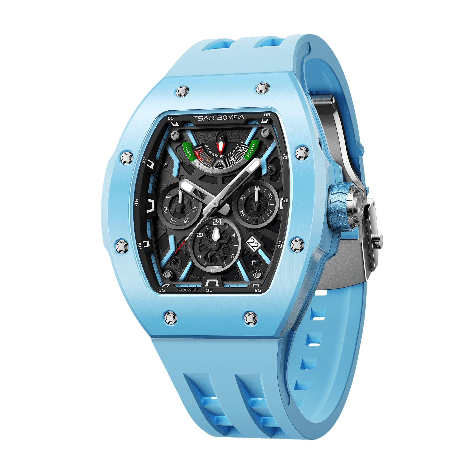 Official Tsar Bomba NEW Atomic-Full Ceramic Edition TB8222C - Top G Watches