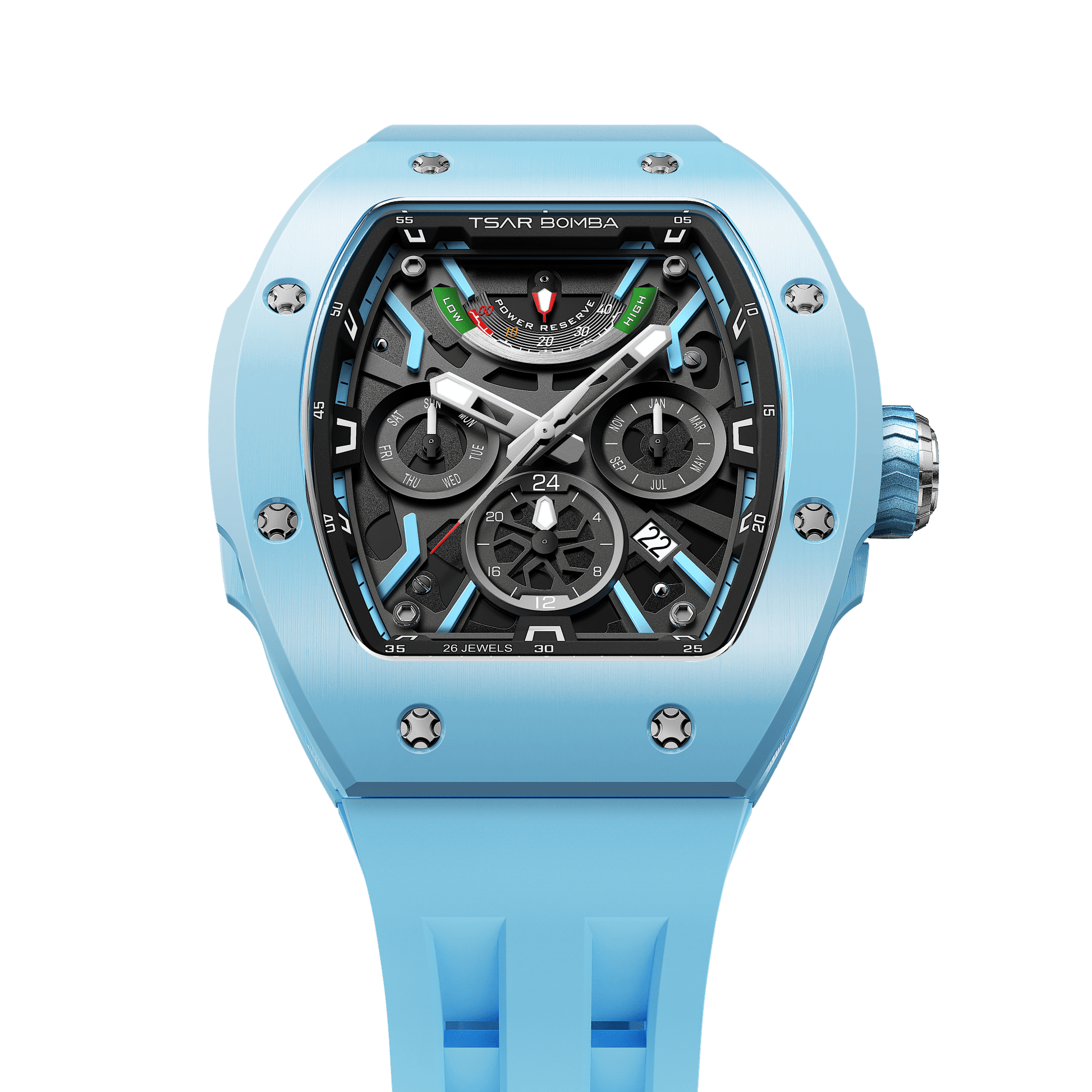 Official Tsar Bomba NEW Atomic-Full Ceramic Edition TB8222C - Top G Watches